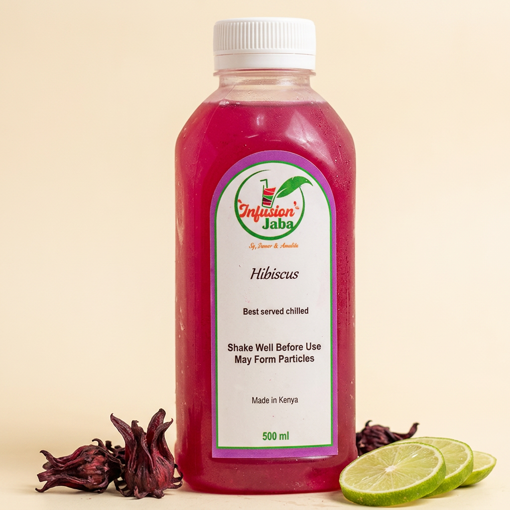 Hibiscus Glow — Infusion Jaba Juice bottle